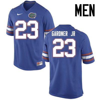 Men's Florida Gators #23 Chauncey Gardner Jr. NCAA Nike Blue Authentic Stitched College Football Jersey JGF1162KI